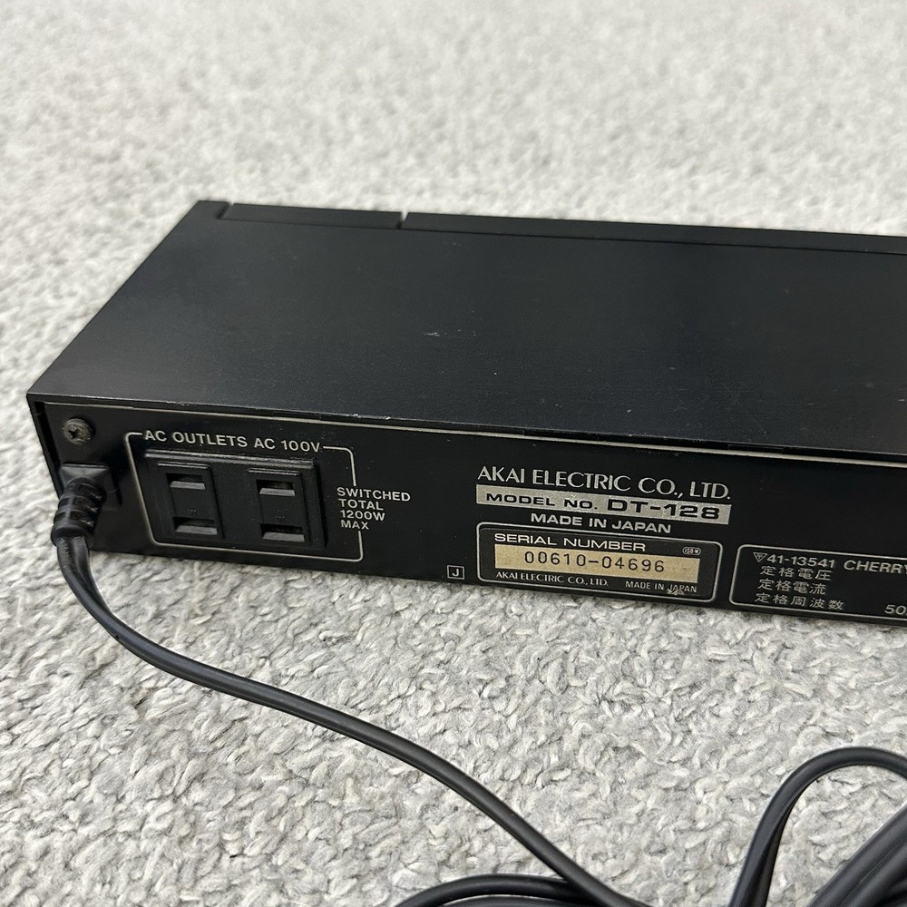 AKAI DT-128 Digital Audio Timer 1983 Tested Working