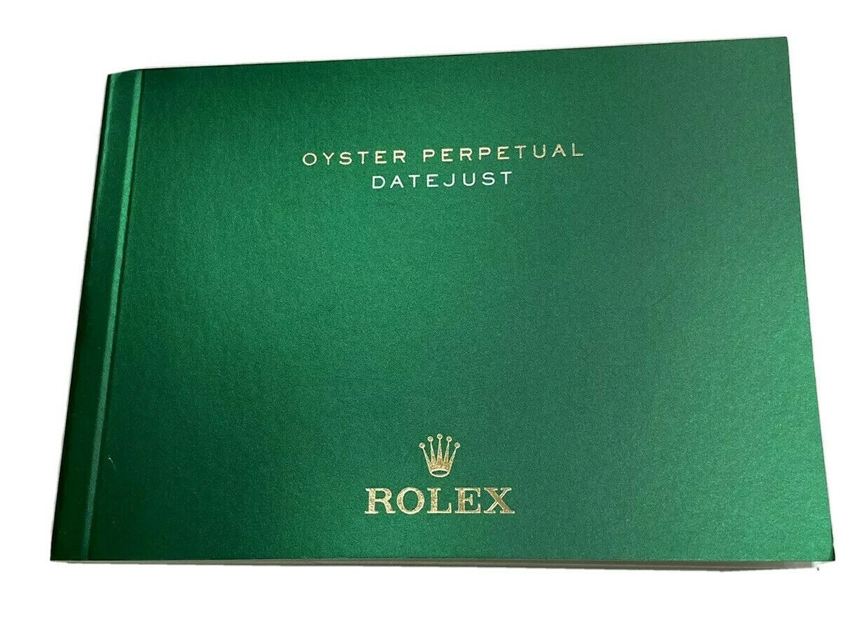 Authentic Rolex Datejust Booklet Tag Card Holder 126334 126300 126333 2020-NOW