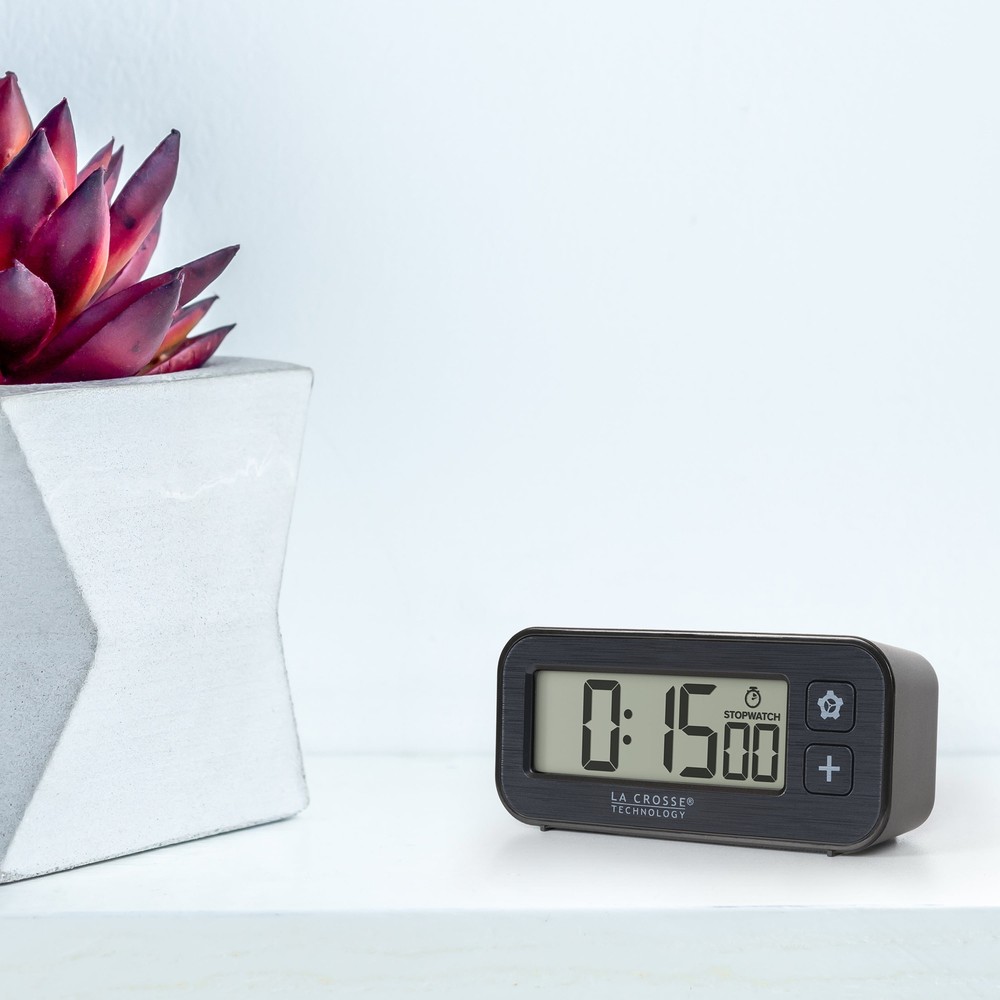 (3 pack) Digital Mini Magnetic Alarm Clock with Stopwatch