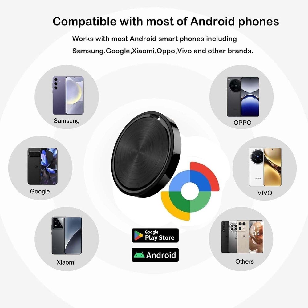 Android air Tags-4 Pack,Air Tag for Android,Google Certified Smart Android Track