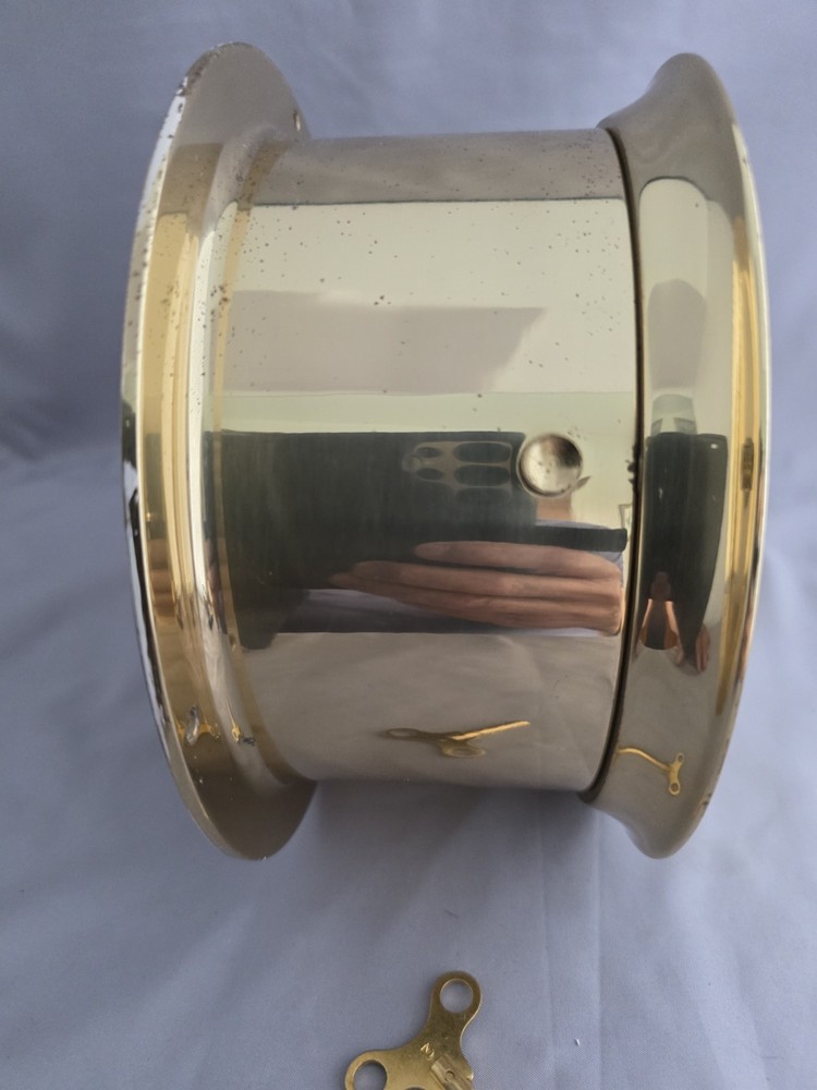 Ships Bell Clock Boston With A Key