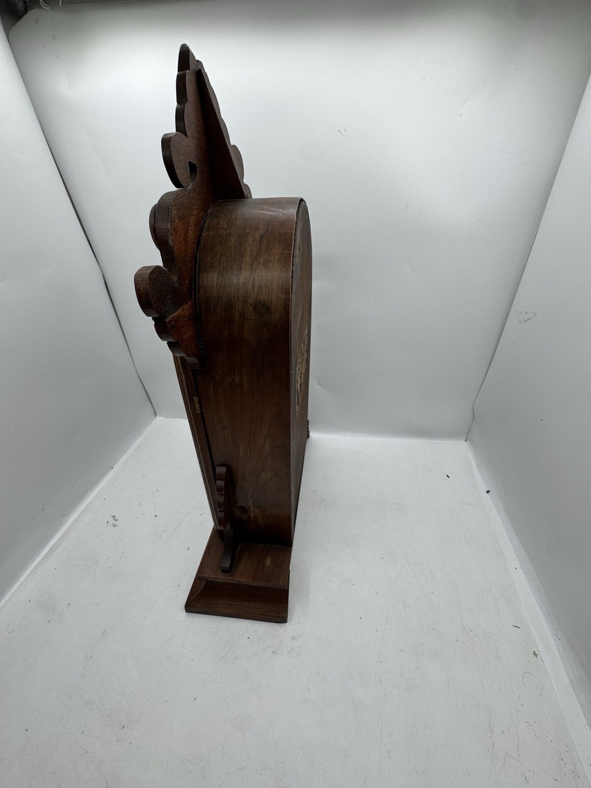 Antique 1800s WM L Gilbert Mantle Clock W/Key Tested Runs