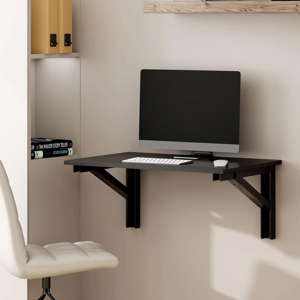 Wall Mounted Desk - Heavy Duty Folding Work Table Length 36" Width 20"/Small Spa