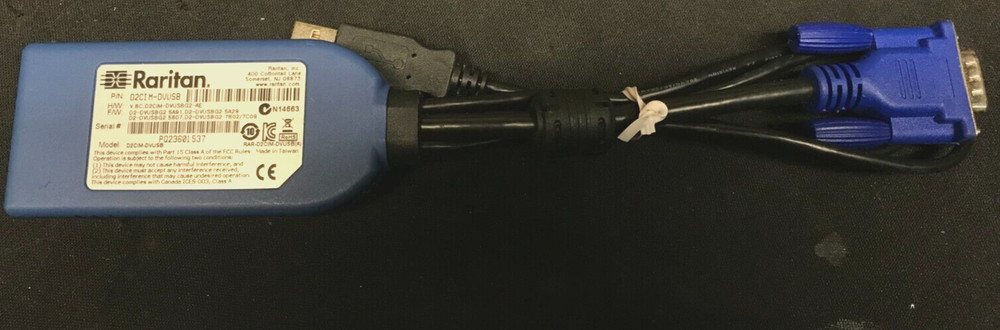 D2CIM-DVUSB - VGA - Dual USB Raritan Dominion Computer Interface Module