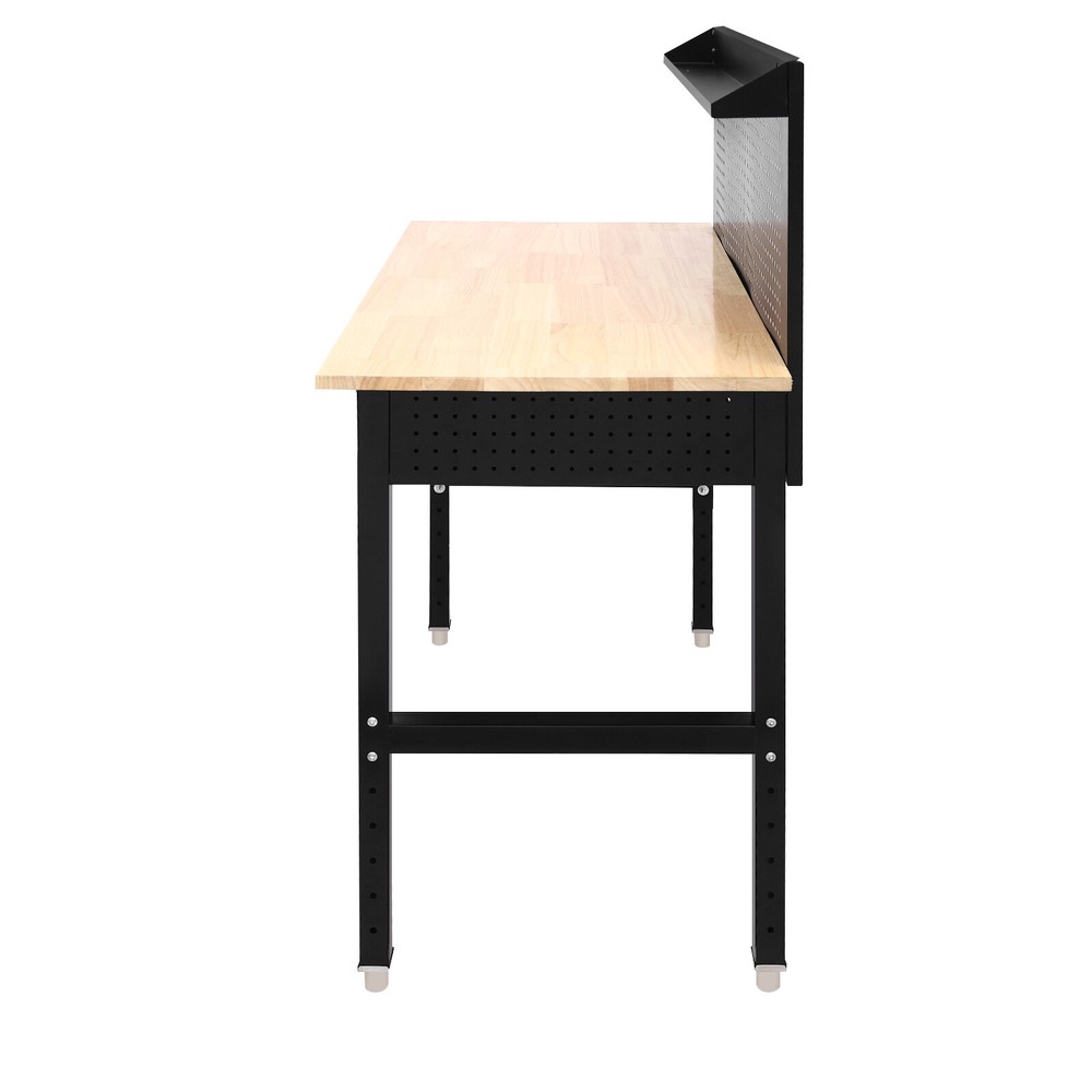 Adjustable Garage Workbench Work Bench for Garage Office Home 48"×24''