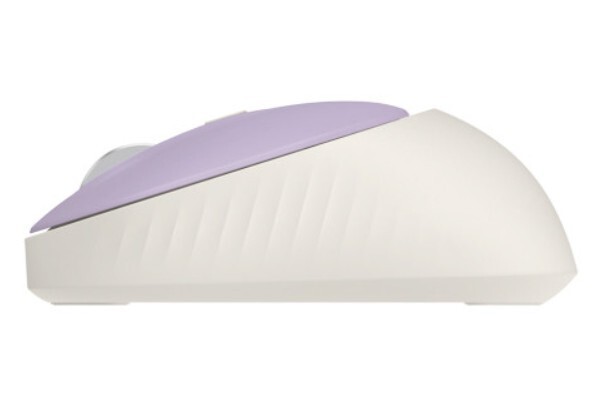 ABKO MELLO Multi-Pairing Noiseless Wireless Bluetooth Mouse (Lilac)