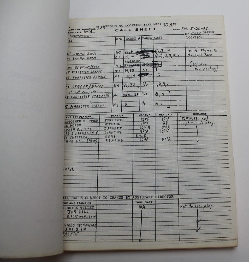 PROTOTYPE / Richard Levinson 1983 TV Movie Script Screenplay SciFi Android Human