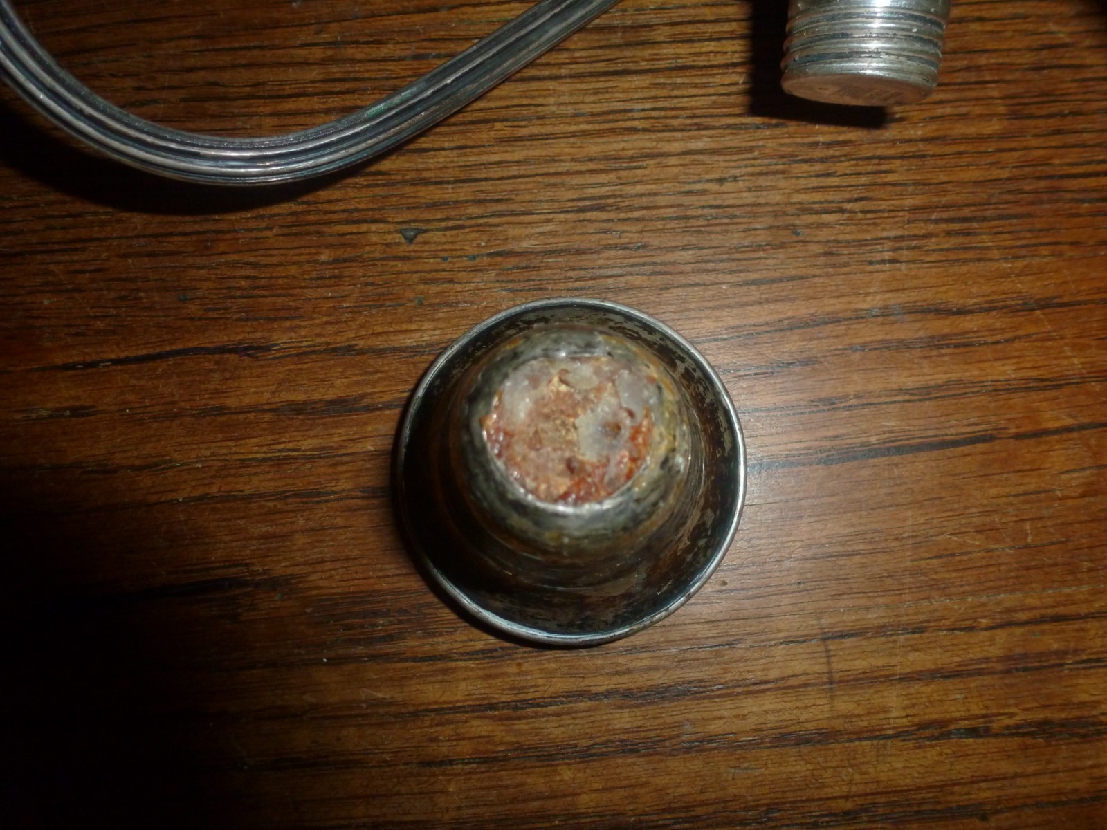 Antique Vintage Gorham Sterling Candelabra Arm Top Only Parts Damaged