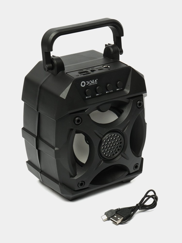 iPower BB250 Portable Bluetooth Speaker — AUX / USB / Micro‑USB Inputs — Black