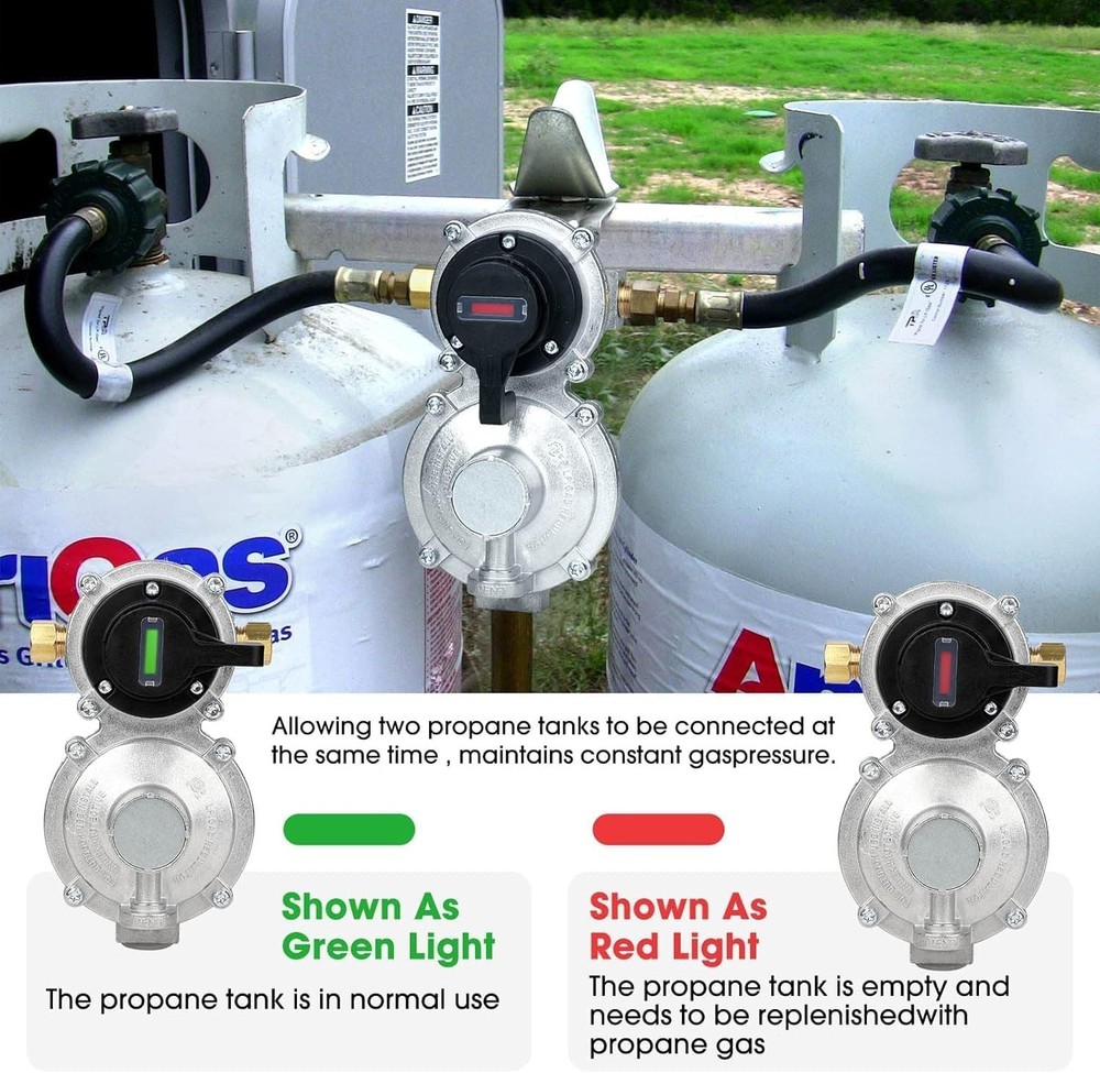Auto Changeover Propane Regulator for RVs