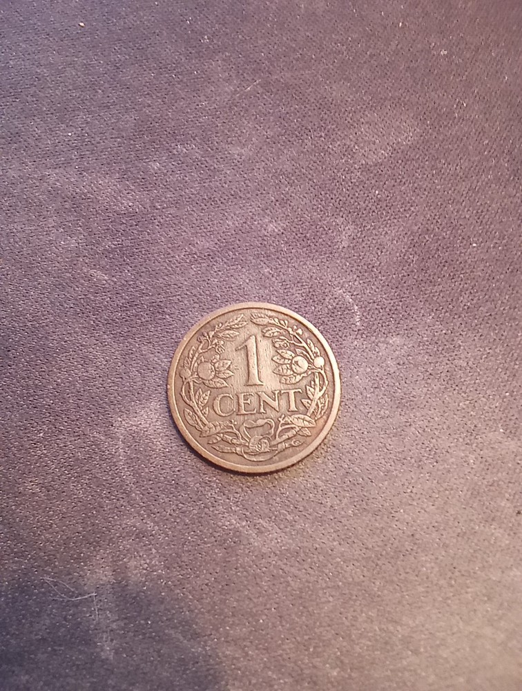 NETHERLANDS 1 CENT 1914