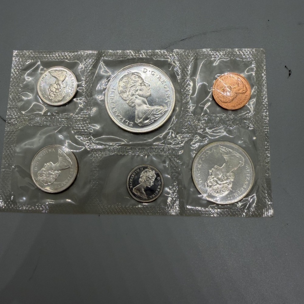 1965 & 1966 CANADA SILVER Mint Sets (Proof like) - 1.1oz. SILVER Each