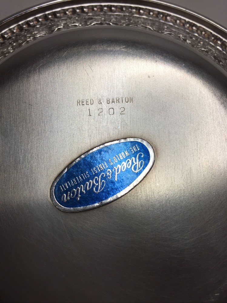 Reed & Barton Silverplate Candy Dish 6.5”