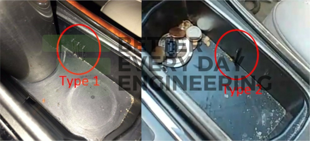 98-05 Lexus GS 3D Printed Cup Holder Divider Type 2