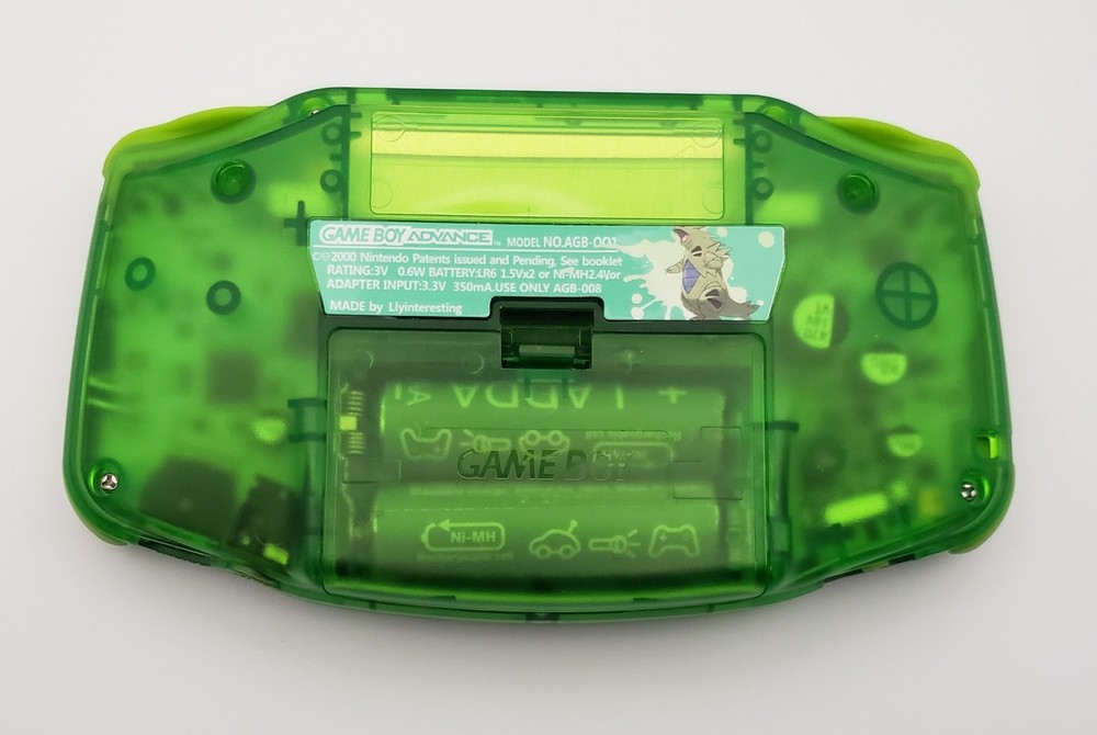Tyranitar Game Boy Advance, Funnyplaying Backlit IPS Screen Pokemon Theme