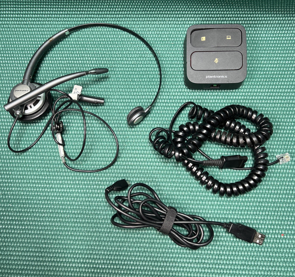 Plantronics HW710 Headset MDA100 Quick Disconnect