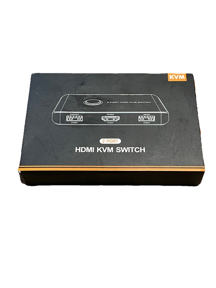 KVM Switch HDMI 2 Port Box ABLEWE USB and HDMI Switch