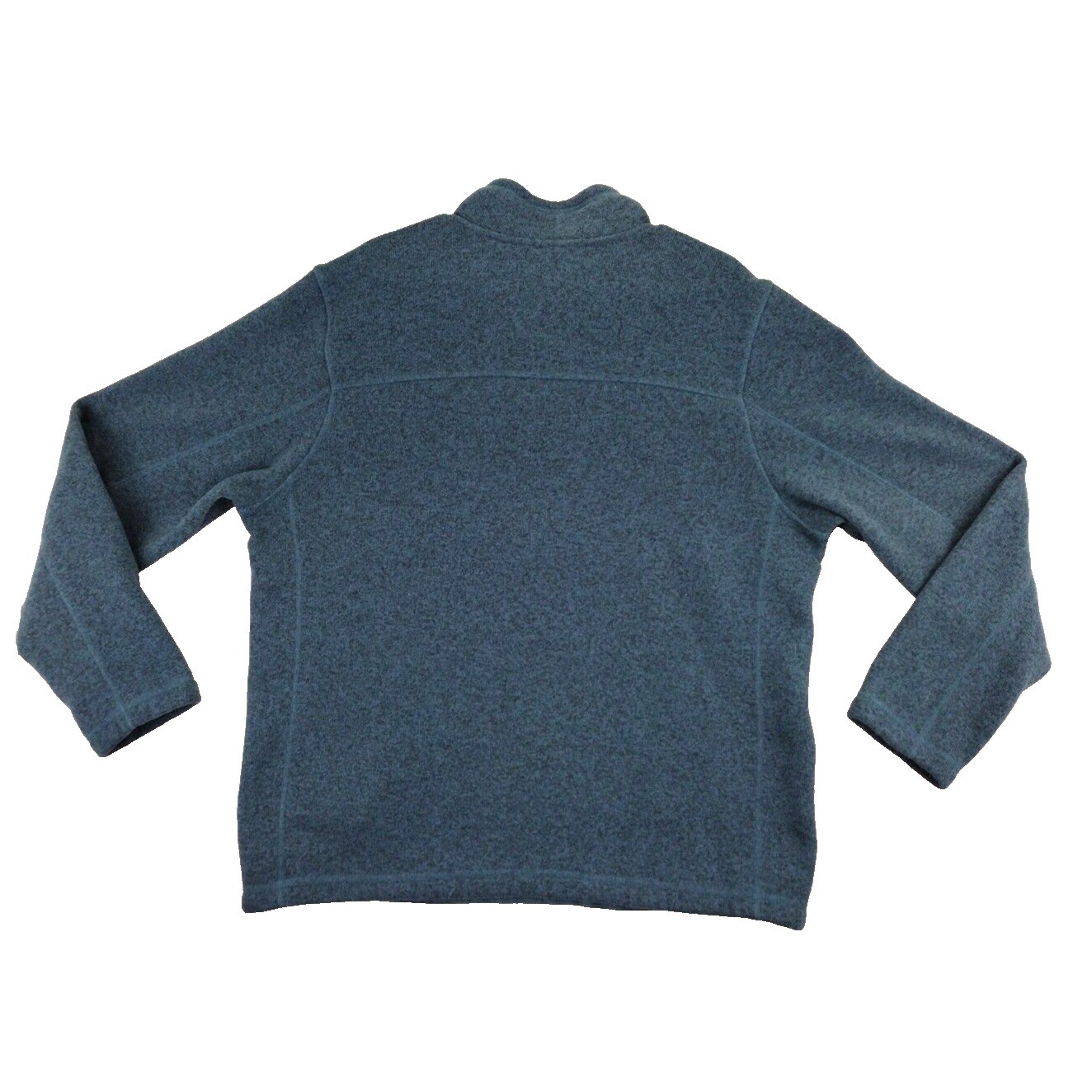 The North Face Mens Fleece Pullover Sweater Blue XL Long Sleeve Quarter Zip