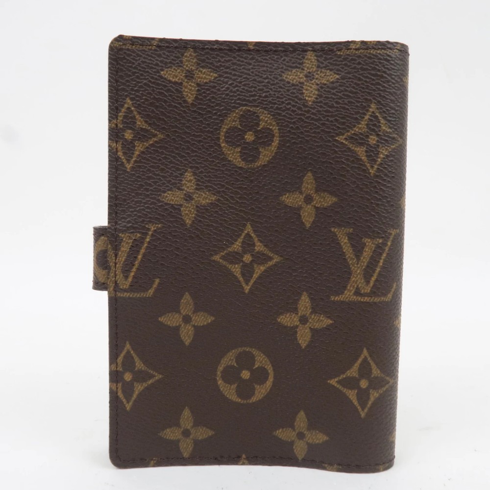 Louis Vuitton Monogram Agenda PM Planner Cover R20005 Authentic