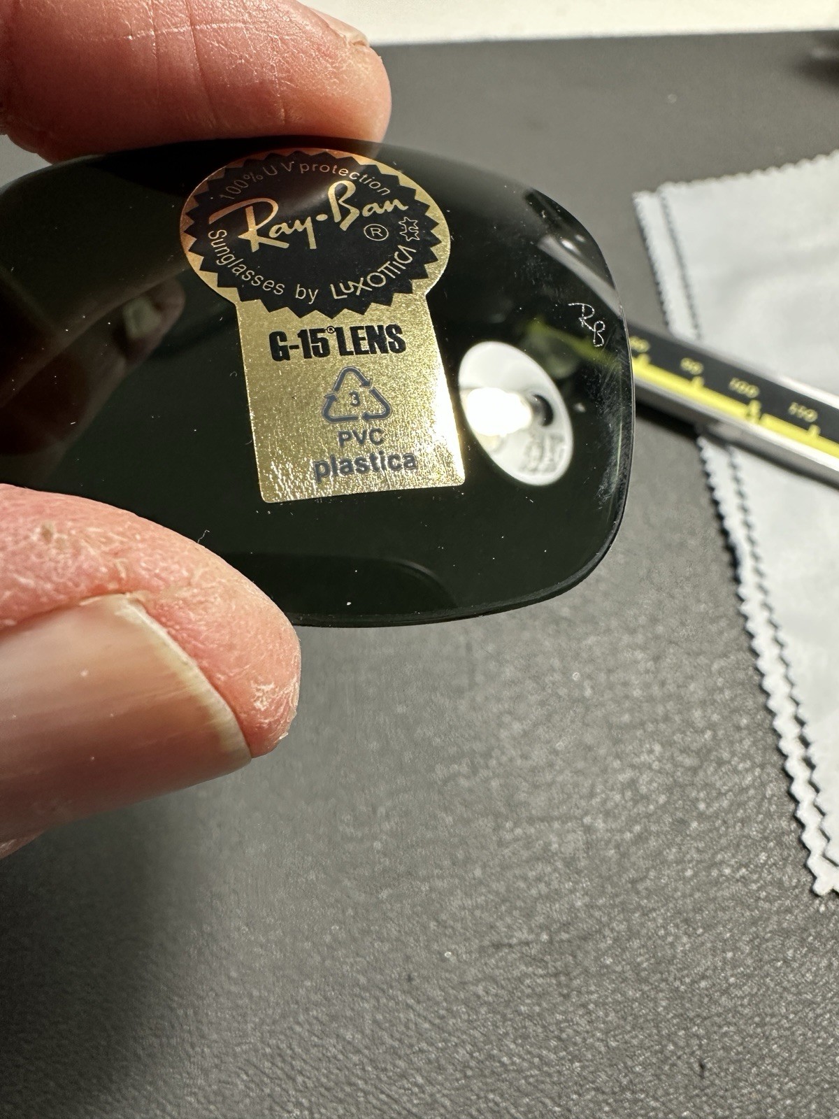 Ray-Ban OEM Authentic G-15 Green Glass Replacement Lenses 41mm x 49mm