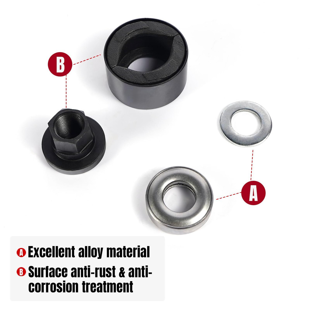 Thorstone Power Steering Pulley Puller Upgraded Installer Kit, Dark Gray