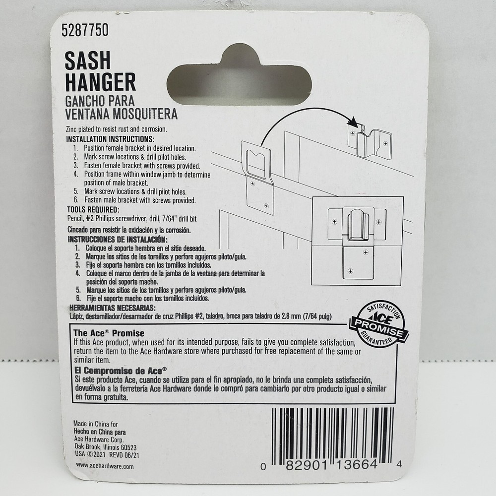 ACE Sash Hanger 2 pairs #5287750