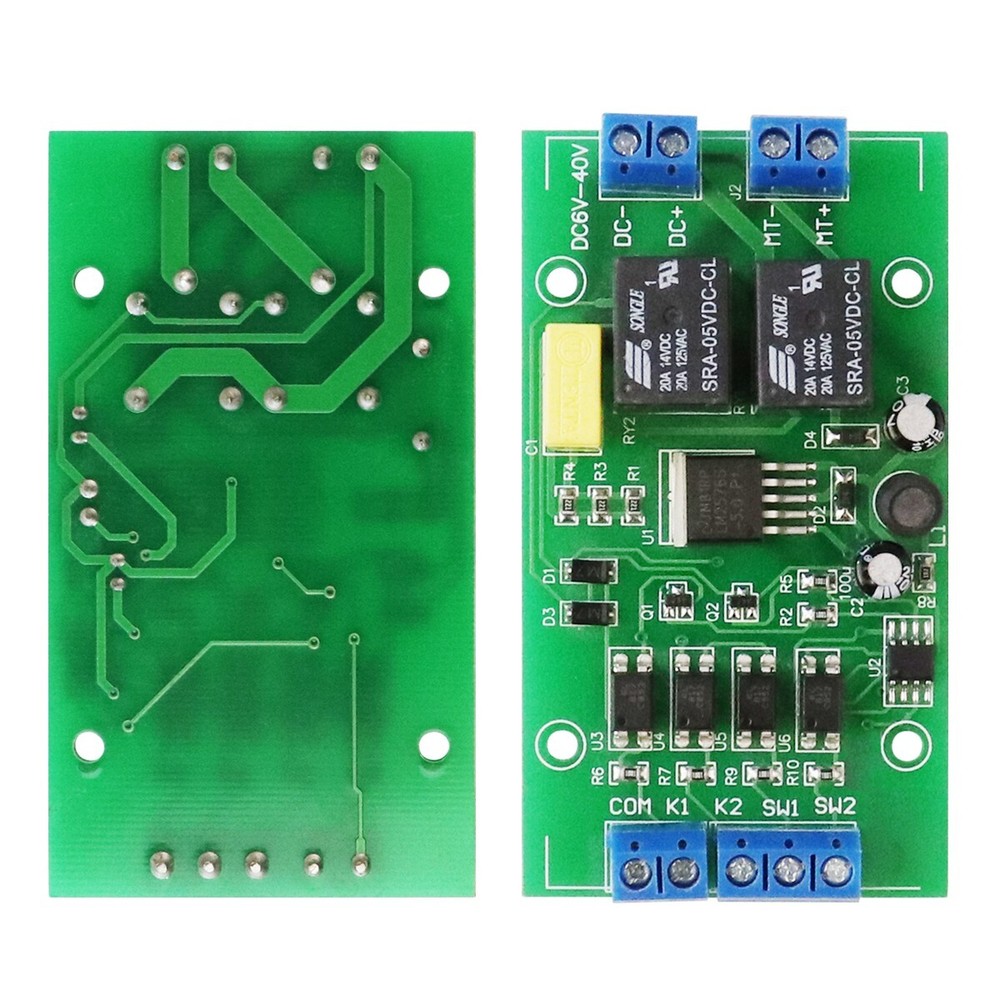 DC 6V 12V 24V Forward Reverse Motor Controller Relay Limit Switch Driver Module