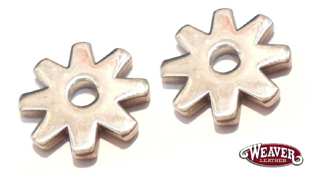 1" Replacement Rowels 8 Point Polished Stainless Steel New Eddy's Tack