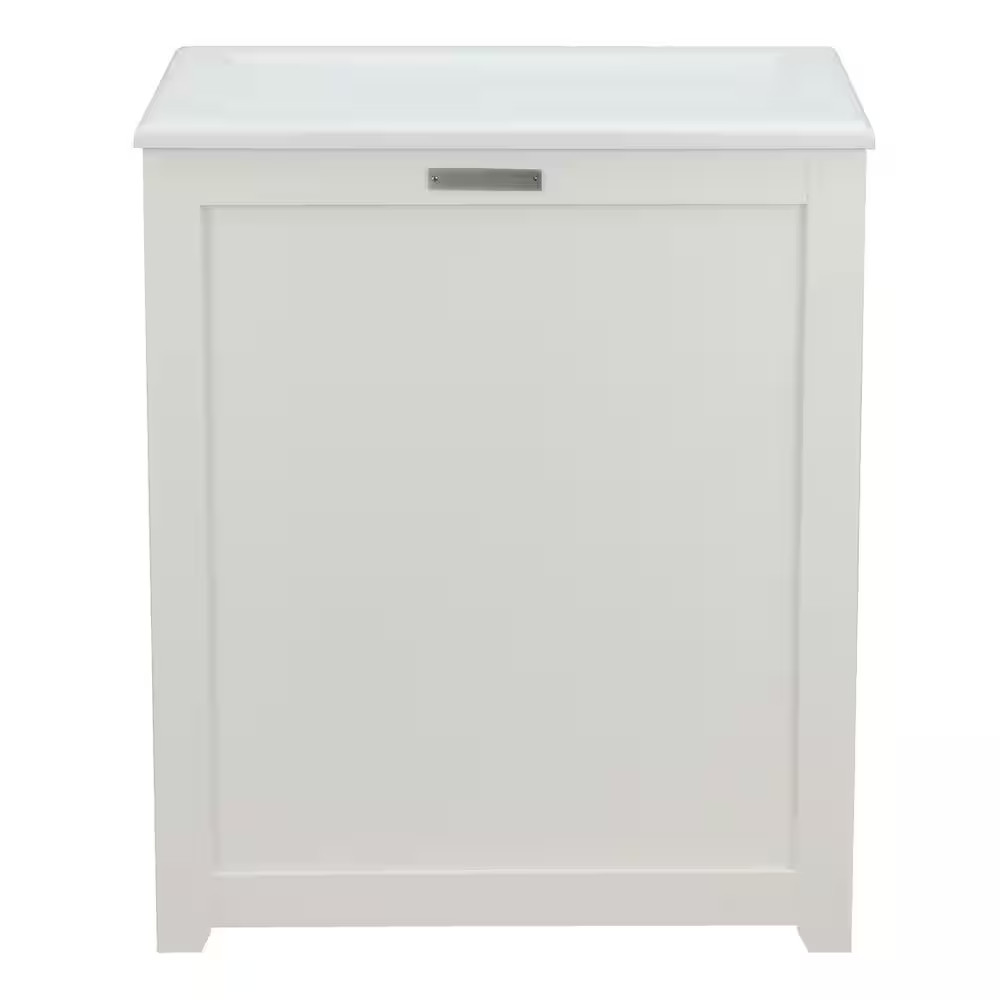 Storage Laundry Hamper in White