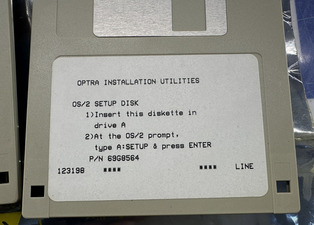 OPTRA INSTALLATION UTILITIES WIN SETUP DISK 69G8547