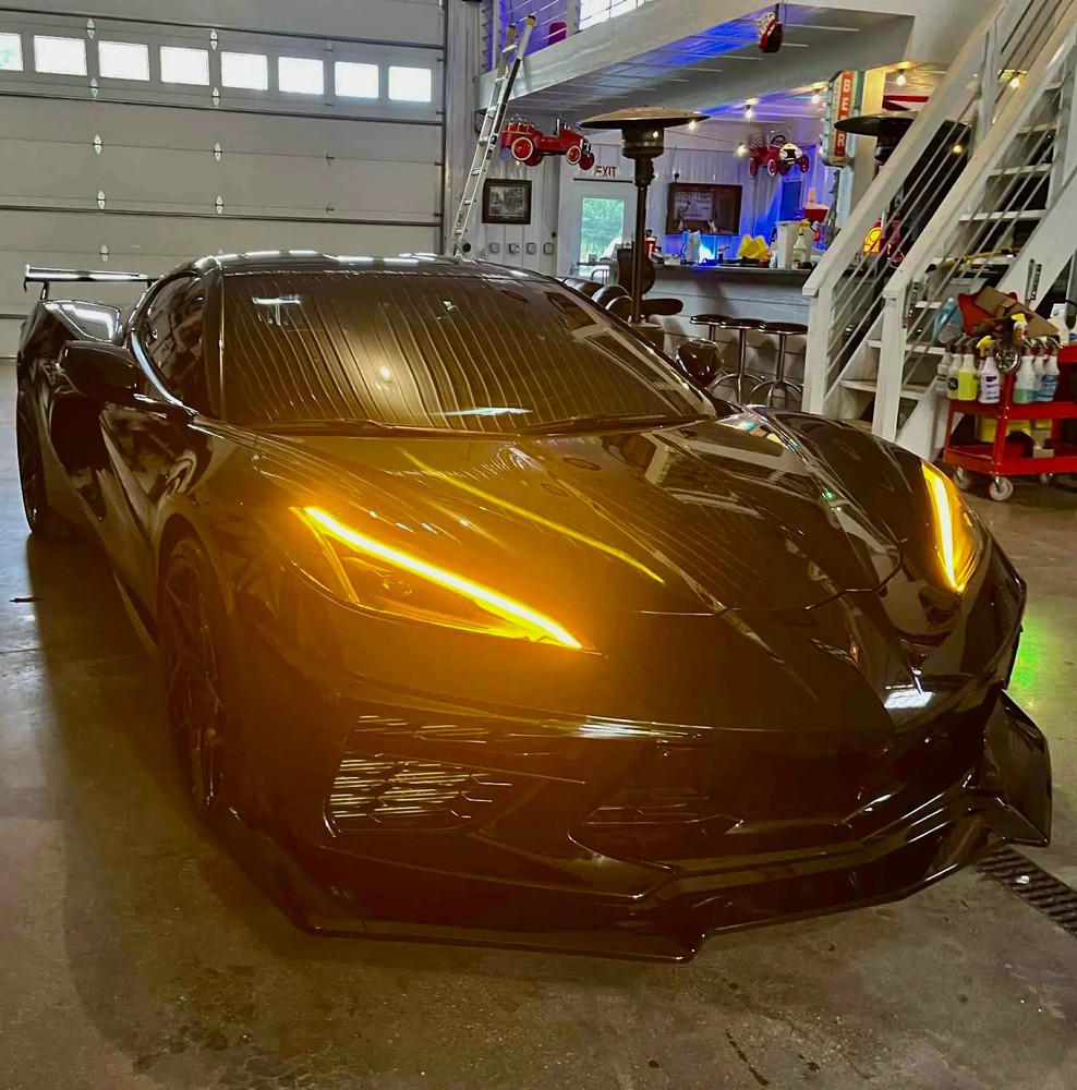 2020-2026 Chevy Corvette C8 Amber DRL Switchback Kit