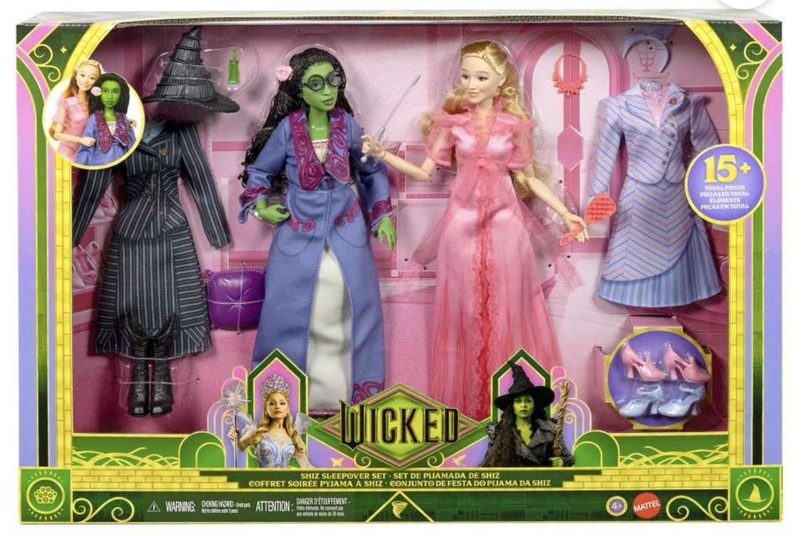 Best Box For Collectors Wicked Shiz Sleepover Doll Set Glinda & Elphaba