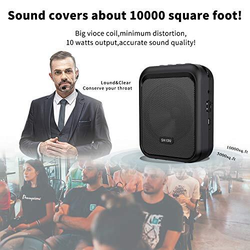 Portable PA Speaker Amplifier & Microphone System Bluetooth Rechargeable