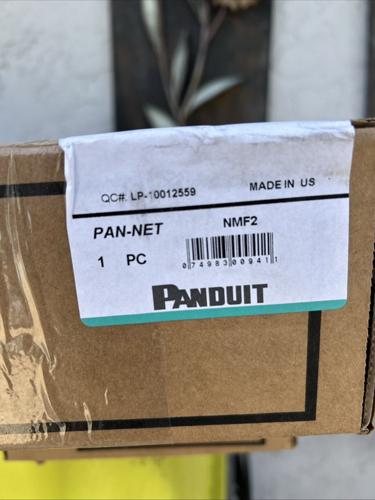 Panduit Horizontal Cable Manager 2 Ru Black NMF2