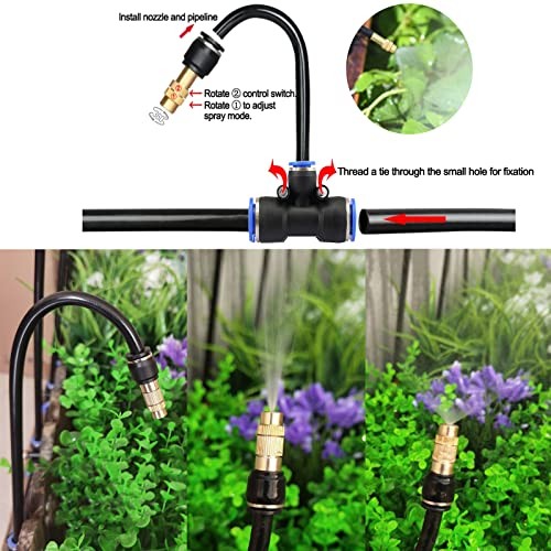 New Quick Connector Drip Irrigation Kits,Automatic Irrigation Copper Nozzle