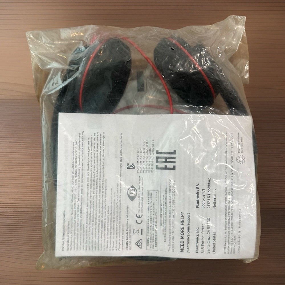 Plantronics Blackwire C3220 Wired USB-A Headset USB 2-Ear Full Headset