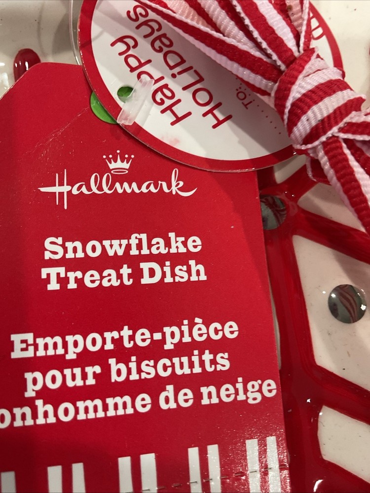 Hallmark Snowflake Treat Dish