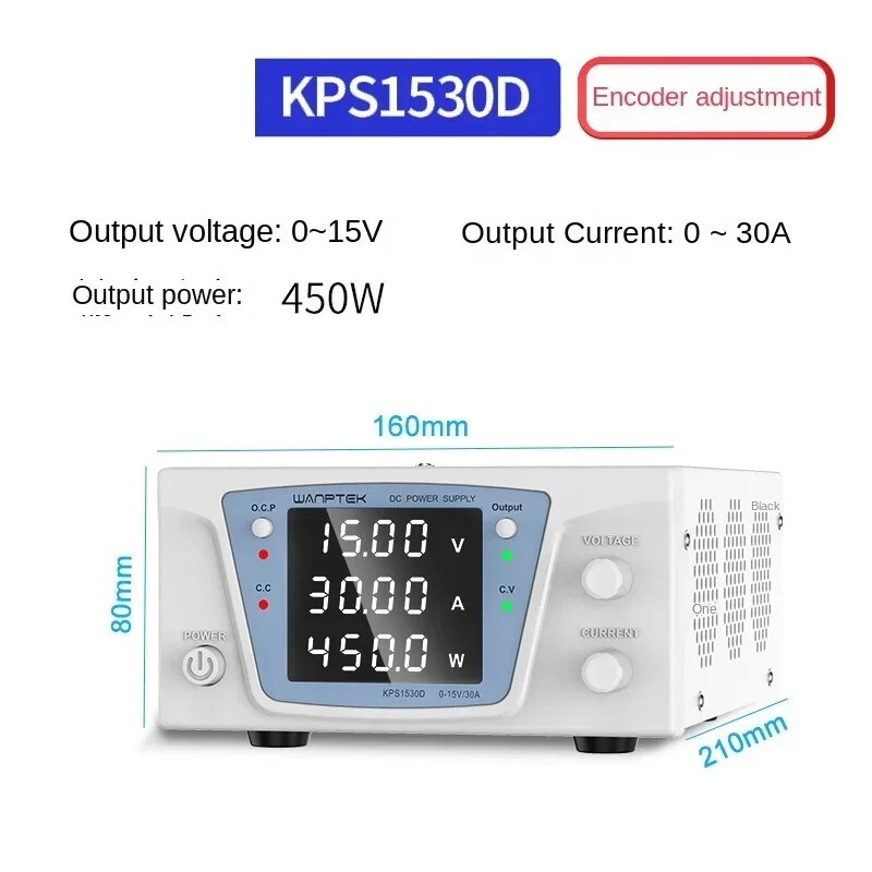 Adjustable DC Regulated Power Supply Electroplating Aging Program Control