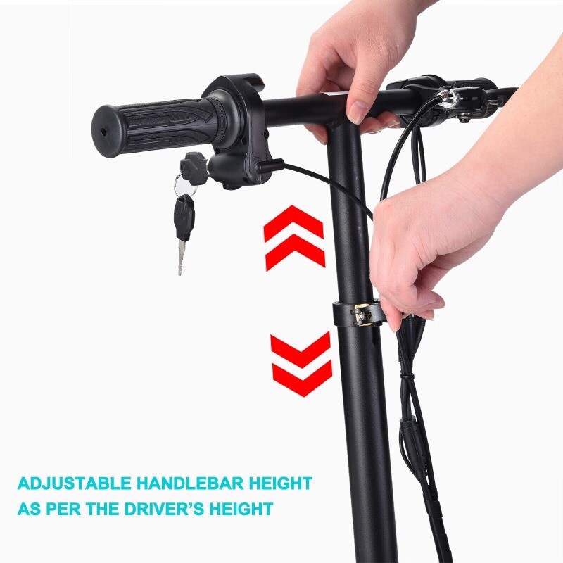 Dual Motor 700W 3-Wheels Folding Senior Electric Mobility Scooter 48V/10Ah 300lb