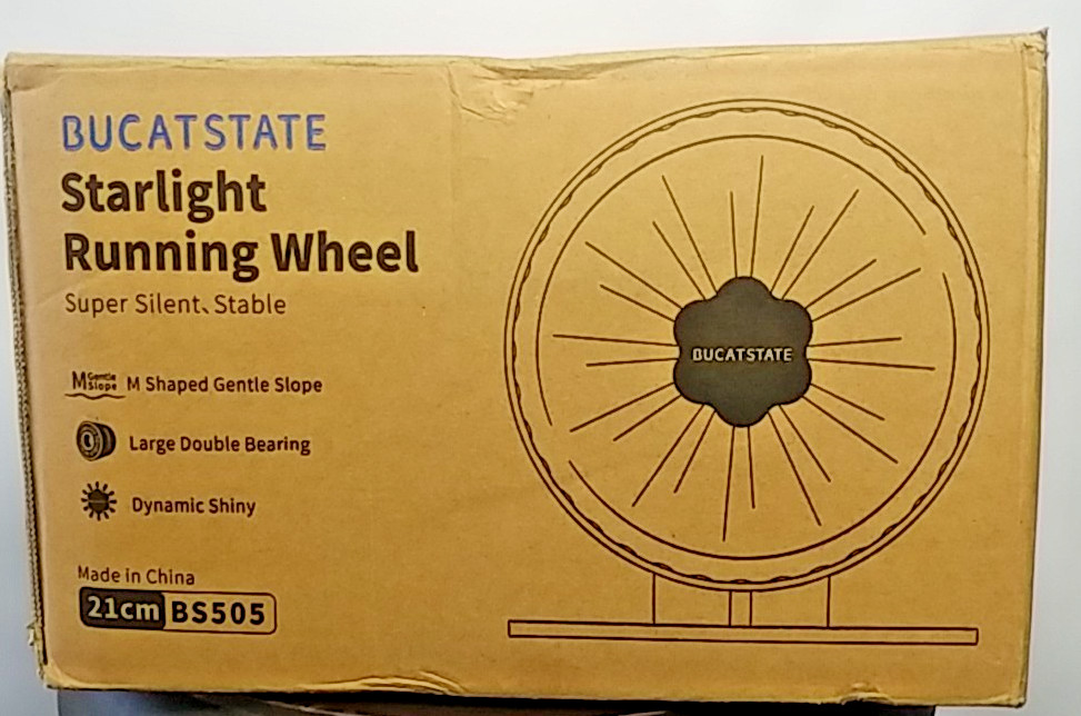 Bucatstate Starlight Running Wheel Super Silent Stable 26cm = 10.24" NIB Hamster