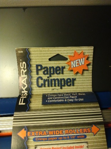 Fiskars Paper Crimper Extra Wide Rollers 9340 - NEW