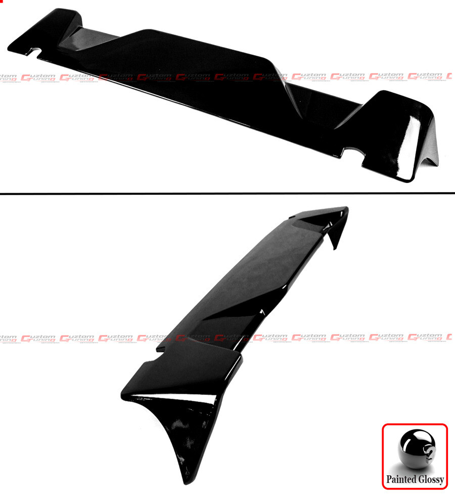 FOR 2015-20 FORD F-150 R STYLE GLOSSY BLACK REAR TRUCK TOP CAB ROOF SPOILER WING