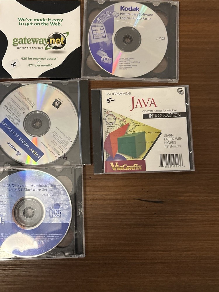 7 Lot CD Software ~ Start Up~Drivers~System Recovery Redhat Java