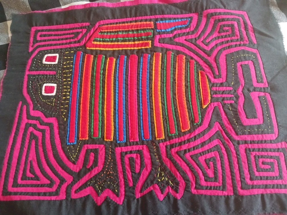 Unframed Mola Panel From Panama