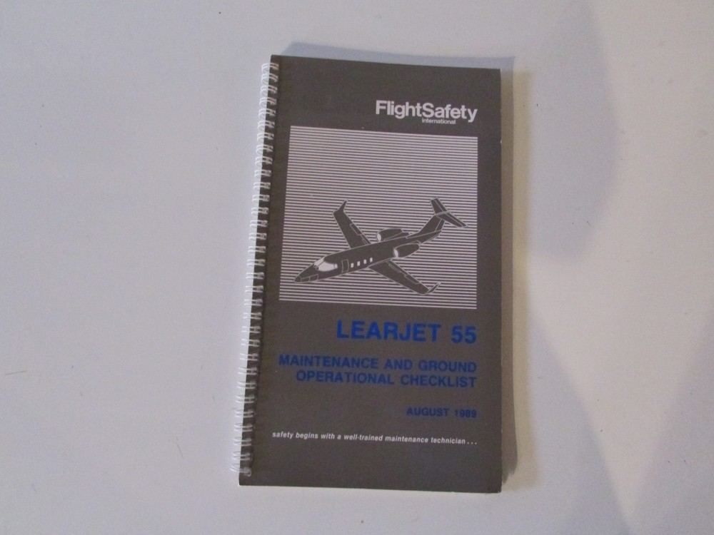 Learjet 55 Pilot Operating, Pilot and Maint checklist, TFE 731 tips