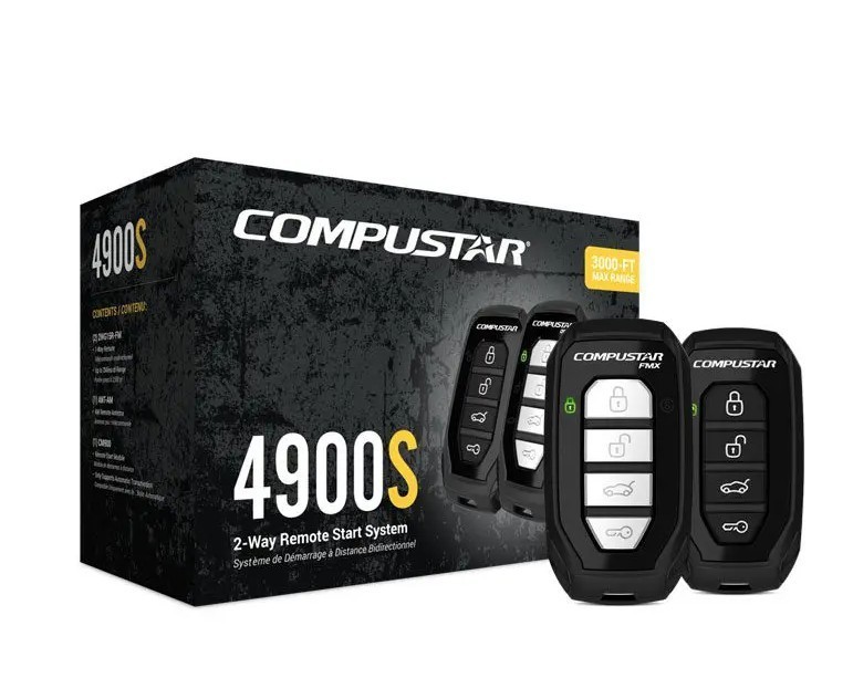 Compustar CS4900-S 4-Button 2-Way, 3000' Remote Start System CS4900S