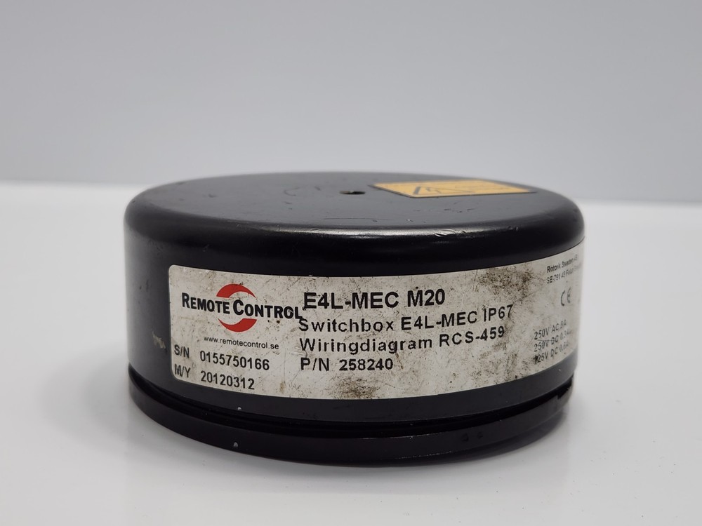 ROTORK E4L-MEC M20 REMOTE CONTROL SWITCHBOX 258240