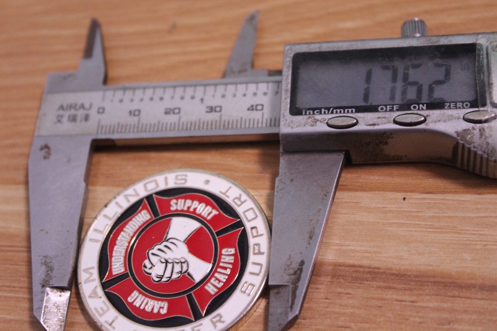 Team Illinois Peer Support Firefighters Commemorative Token