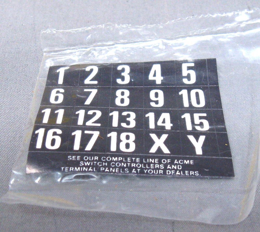 ACME Switch Control Panel Lot (TWO) for N, HO & S Scale Switch Machines, C10