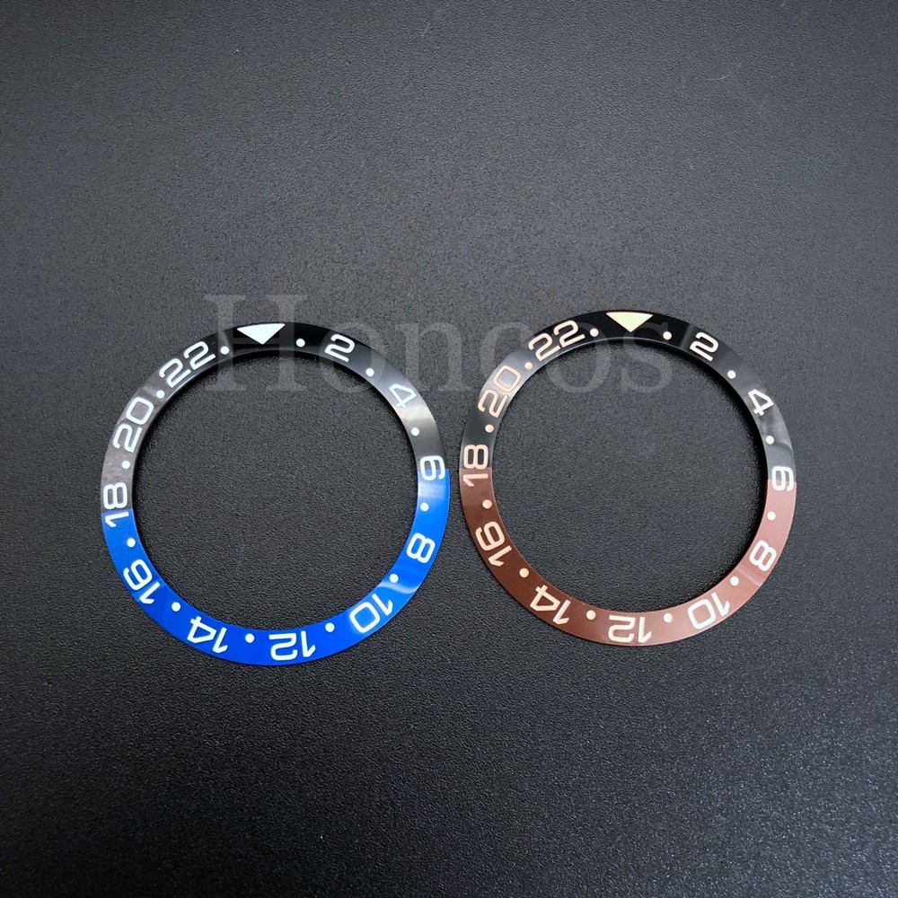 38 mm Ceramic Bezel Insert Ring Fits for Rolex 40mm GMT Master II SUB Watch Mod